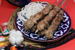 Шашлык из мякоти баранины