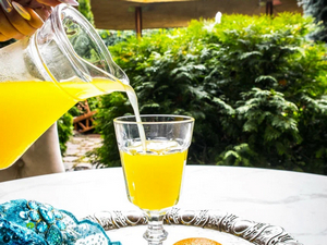 Щербет из свежих апельсинов и лимонов